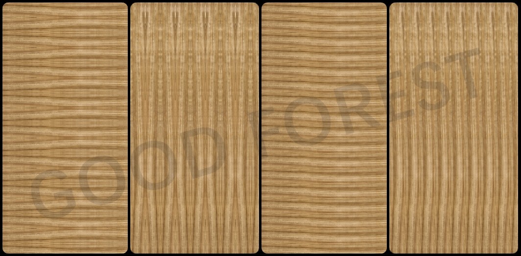 Decoration Zebra Natural Wood Veneer Quarter Cut Fancy Plywood