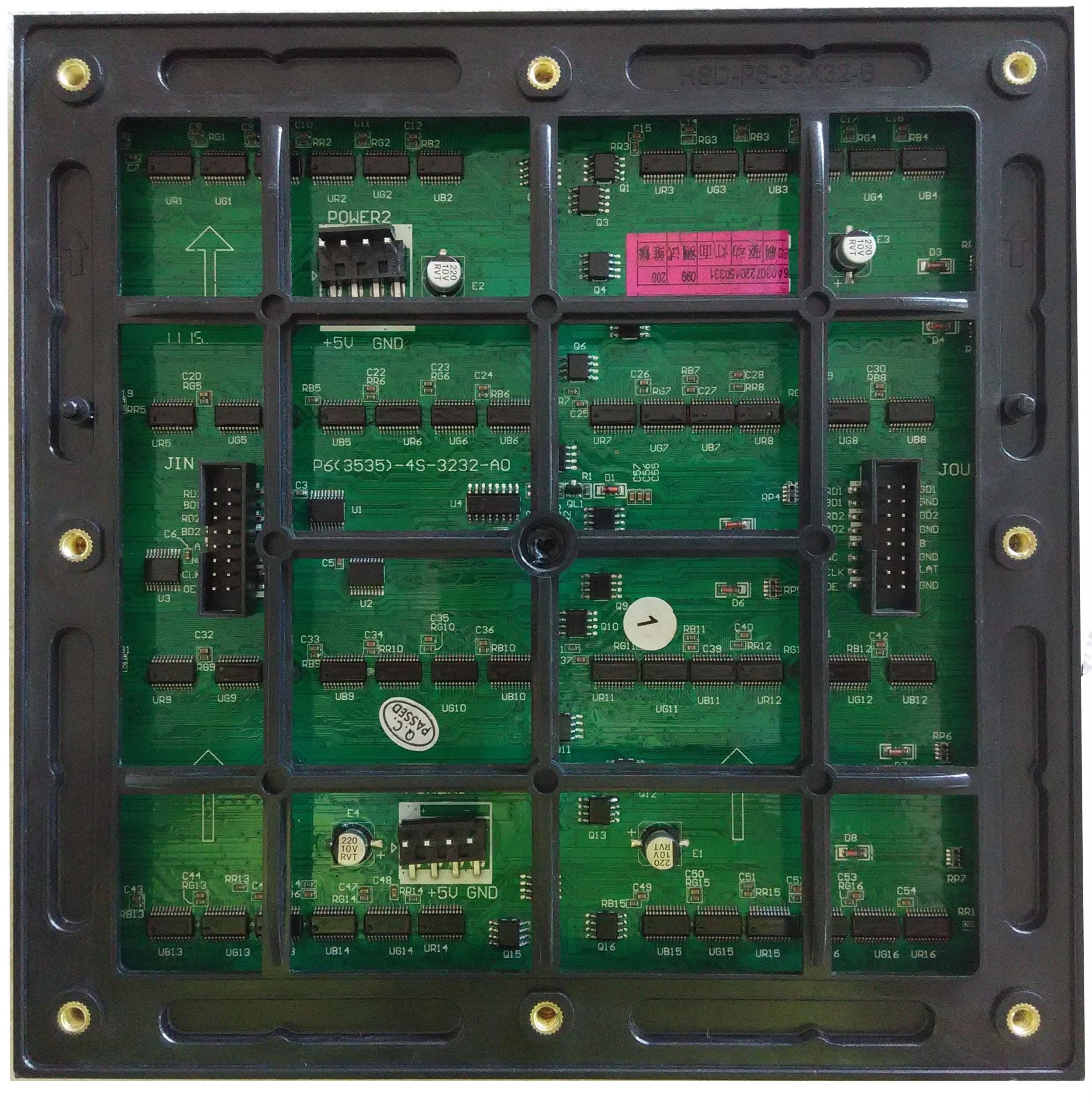 Hub75 RGB P6 Led Display Module Super High Brightness Outdoor Advertising