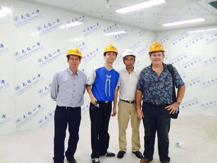 Epoxy Floor Modular Clean Room Panels Systems Federal 209E