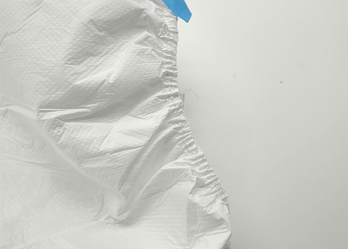 Personal Disposable Protective Suit White Disposable Overalls With Hat FDA CE