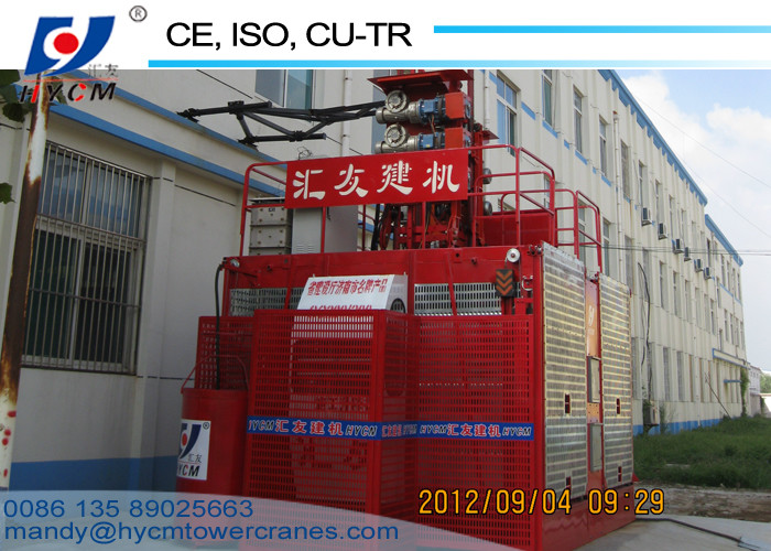 2*2000 kg Double Cages SC200/200 Material Hoist Construction Tower Hoist Manufacturers