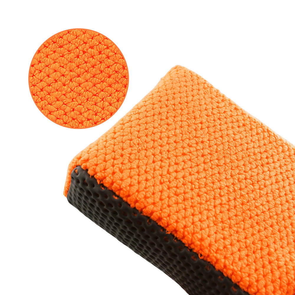 Environmentally Friendly Orange Clay Block For Cleaning Cars Blister Packaged