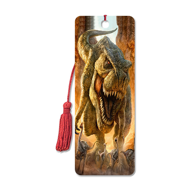 Custom Shape Flipped Animal Plastic 3D Lenticular Bookmark Non Toxic