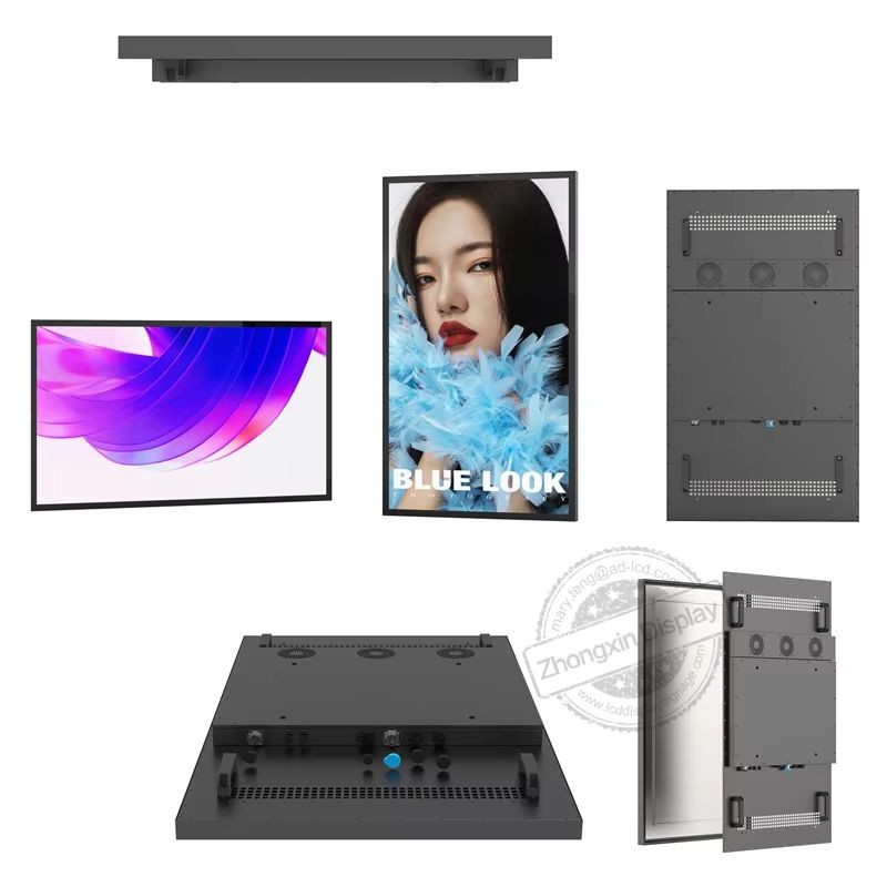 Outdoor 65'' High Refresh Rate Wireless Digital Window Display with Wide Panel Size