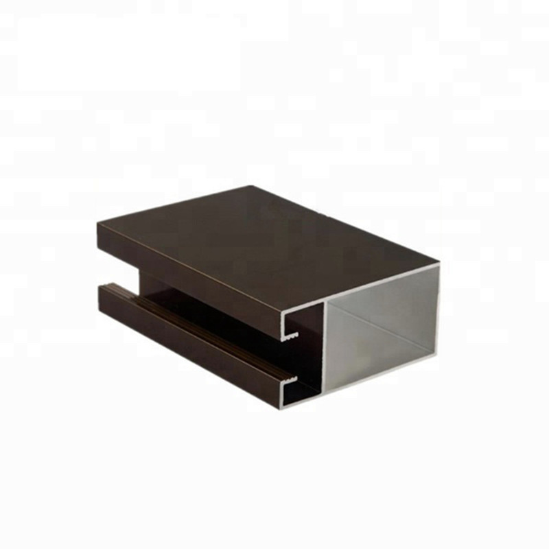 Anodized Custom Aluminum Extrusions , Black 6063 Extruded Aluminum T Slot