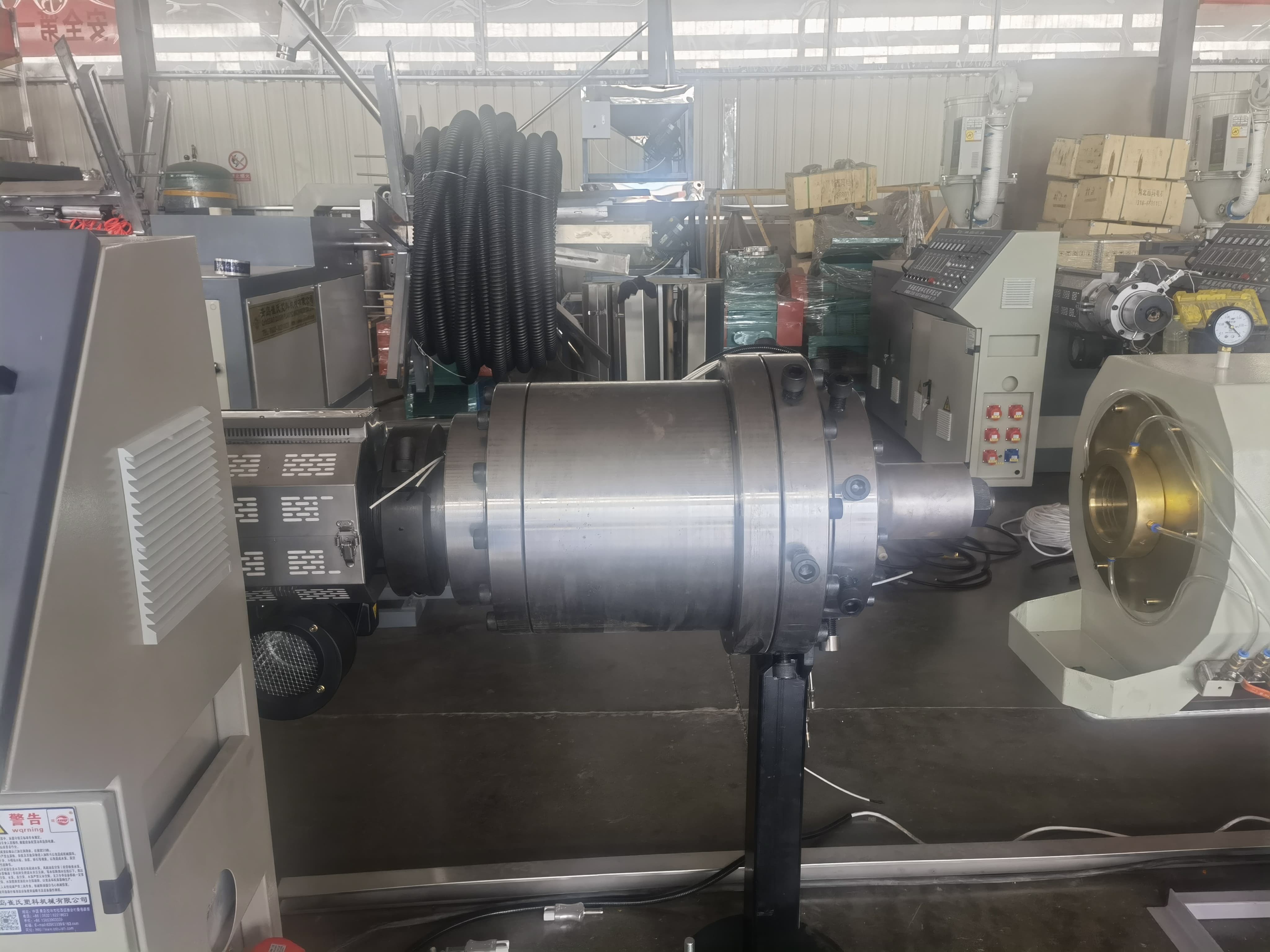 Water Pipe Cable Conduit Extrusion Line PE PP PVC PPR HDPE MPP Pert Plastic Tube Production Extruder Machine
