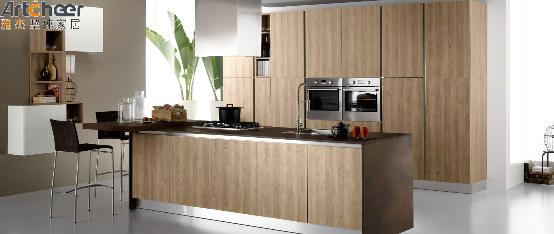 Modern Design kitchen white storage cabinet with Lacquer Finish in Wood Type Plywood at Best