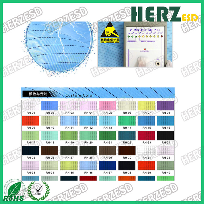 Durable ESD Smocks For Electronics Manufacturing And Assembly Antistatic Workwear Labcoat