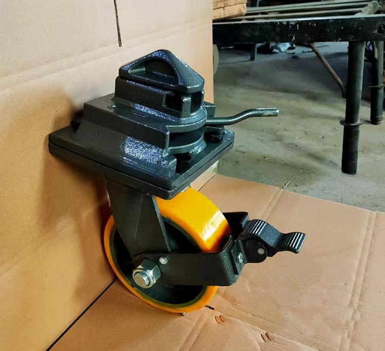 ISO Shipping Container Moving Caster Wheels Heavy Duty Swivel Rigid Customized OEM Support