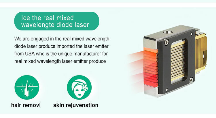 Super 808 Laser Clinic Pain Free Hair Removal Machine ISO CE Approval