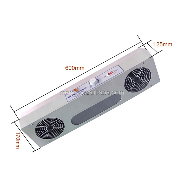 Anti-static Ionizer Suspended Air Blower Ion Fan For ESD Protection /SL-002 Hanging Ionzing Air Blower Two Heads For Industrial