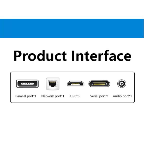 15Inch N2840 Desktop POS Machine Restaurant POS Terminal 2+32GB All in One POS System with Customer Display