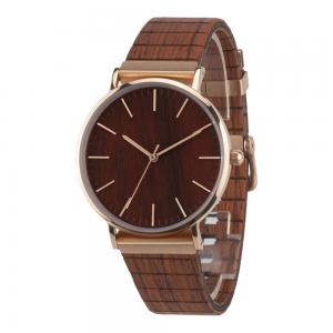 Buy cheap Boyear Mens Stainless Steel Case Wooden Wrist Watch ,Ladies Fashion Dress Bamboo Watch OEM,Couple wrist watch product