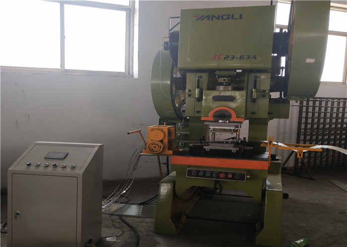 Concertina Razor Blade 280m / H Barbed Wire Manufacturing Machine