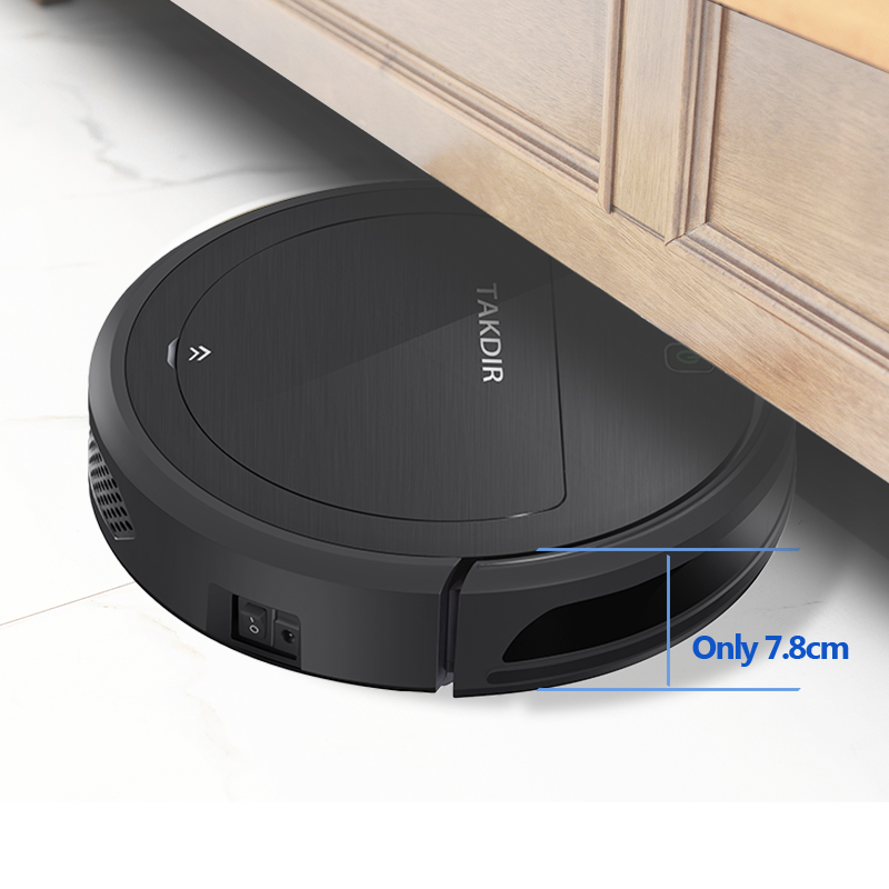 Floor Mopping Automatic Carpet Cleaner Robot For Pet Hair With Water Tank