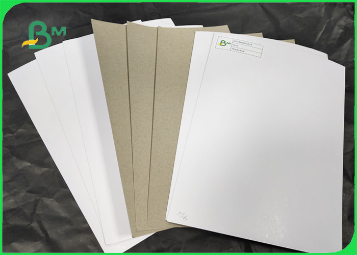 250gr Duplex Board With Surface Brown Color / C1S Board With Gray 1000mm