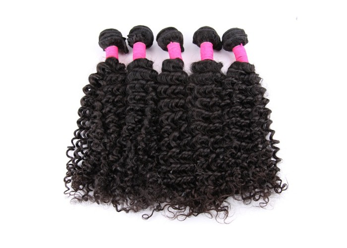 5A Virgin Brazilian Hair Deep Culy Hair , 100% Human Hair Extensions