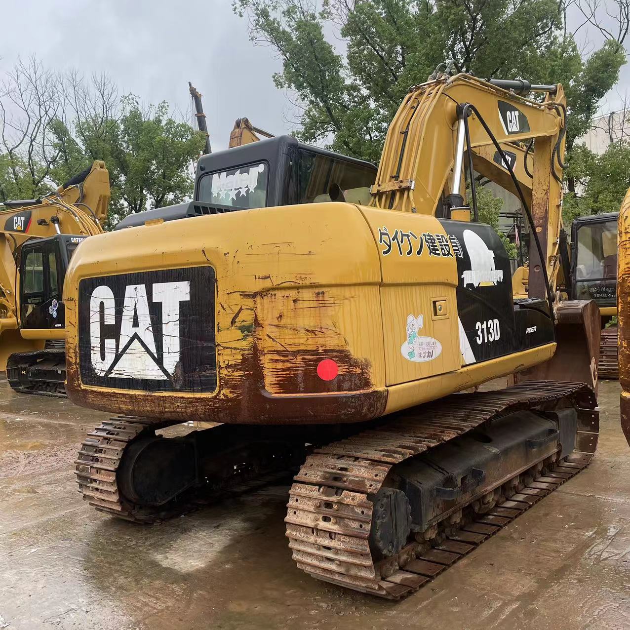 CAT313D Original Color Used Excavator Earthmoving Machinery