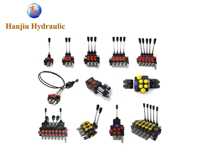 Hydraulic Loader Control Valve One Spool 4way 3 Position Spring Center Spools With Handle And Float Spool