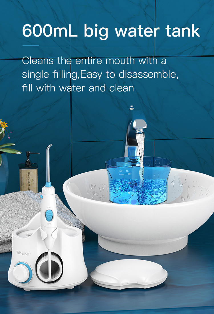 600ml Teeth Whitening Dental Care Oral Irrigator Combo Electric Toothbrush IPX4