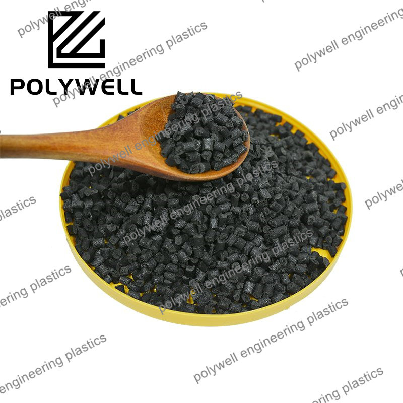 Black Nylon 66 GF25 Granules Produce Heat Insulation Strips Thermal Break Profile