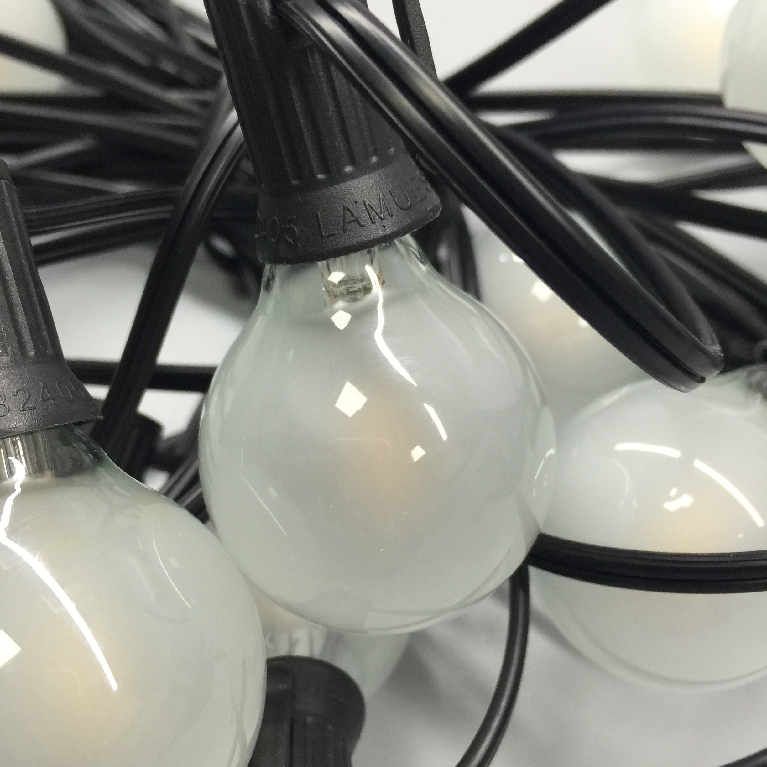 25ft Outdoor Decorative String Lighting G40 Led String Lights 20000 Hrs Life
