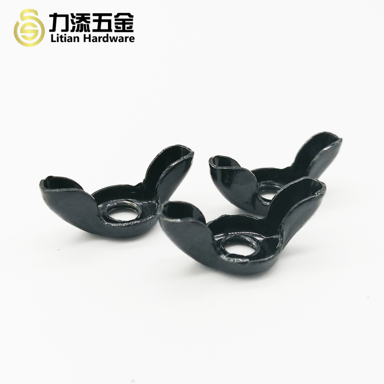 Black Stainless Wing Nuts A4-80 Finshed DIN316 SUS304 Material