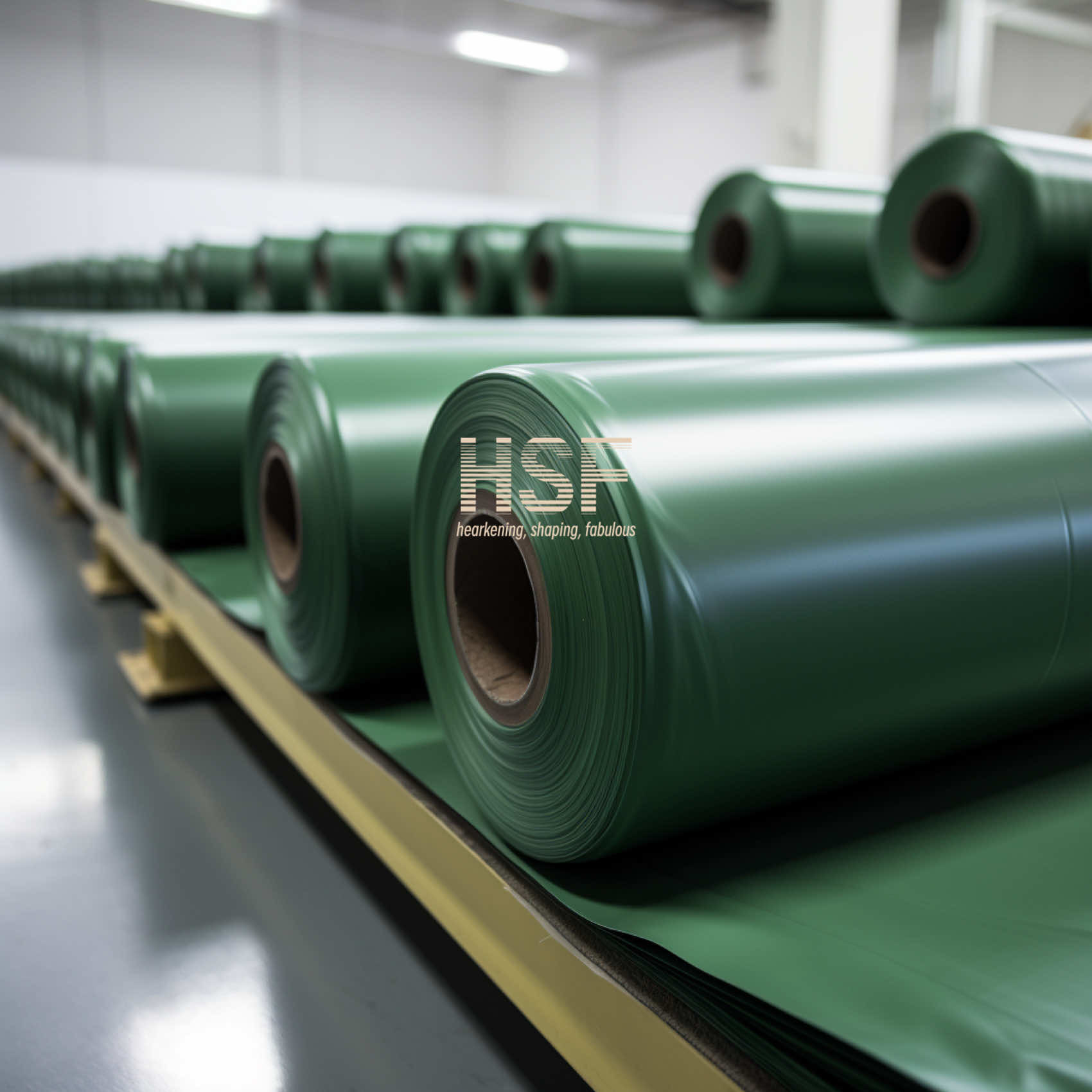80 Micron Opaque Dark Green High Density Polyethylene Film For Industrial Packaging