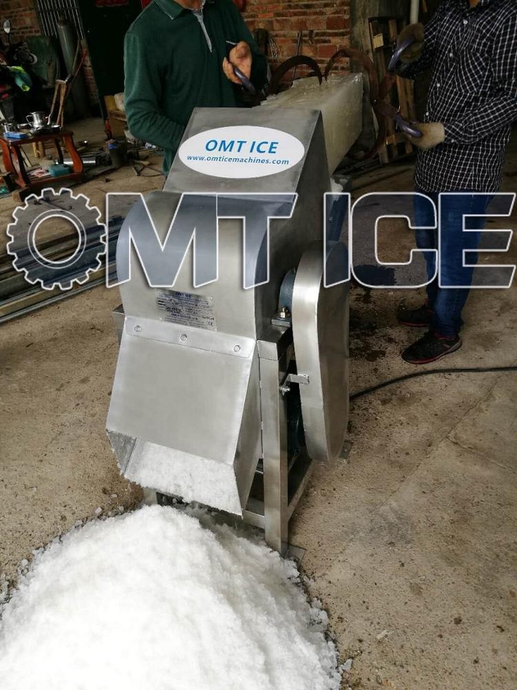 220 KG Capacity Other Compressor OMT Ice Crusher Machine for 20-50kg Ice Block Industrial Shavers