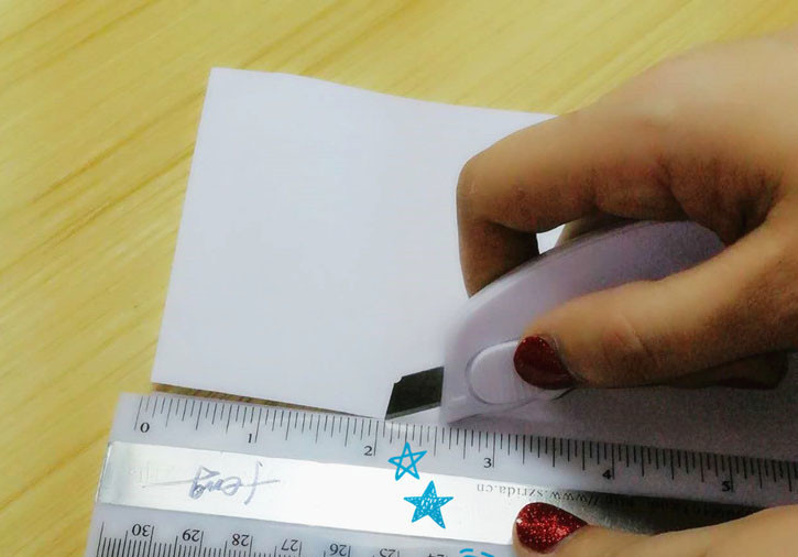 Letter opener stainless steel blade cutting knife mini paper knife 7*32*70mm logo customized