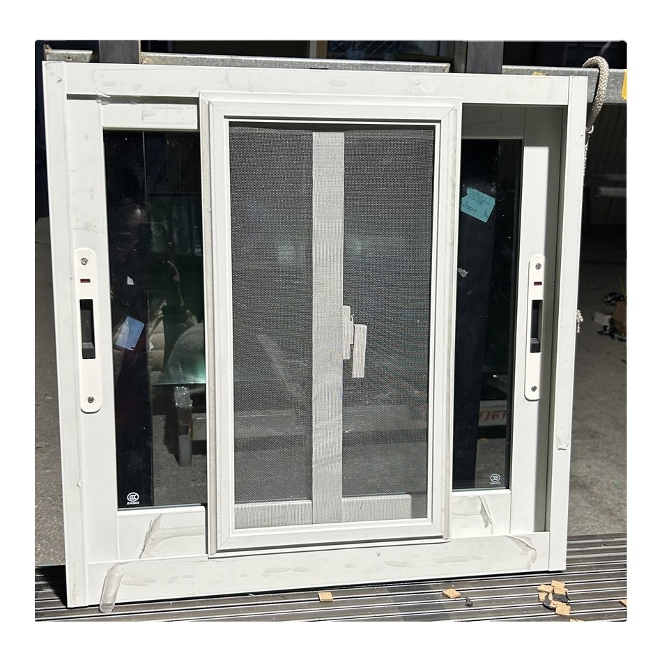 European Style White Aluminum Sliding Windows Double Glass Sliding Window OEM