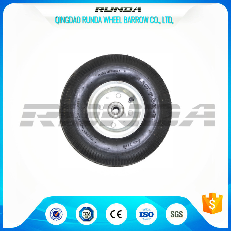 Smart Balance Pneumatic Trolley Wheels PP Rim Diamond Pattern 20mm Inner Hole
