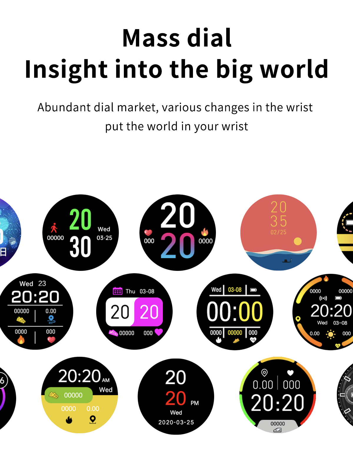 HL02 Smart Watch Activity Tracker ZL02 Touch Screen Customized Logo