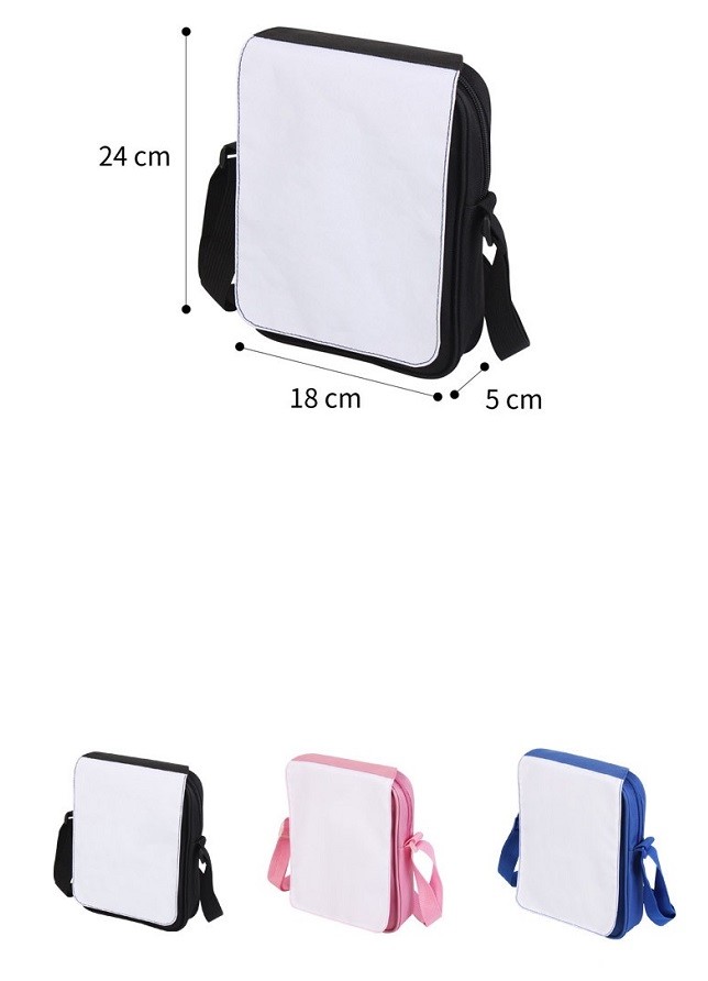 Customized Big Capacity Large Size Sublimation Shoulder Bag Crossbody Bag For Sublimation Photos Printing