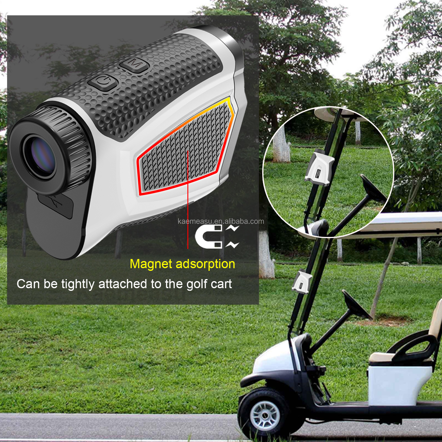 1000M Digital golf rangefinder hunting telescope laser rangefinder with magnet function rangefinder