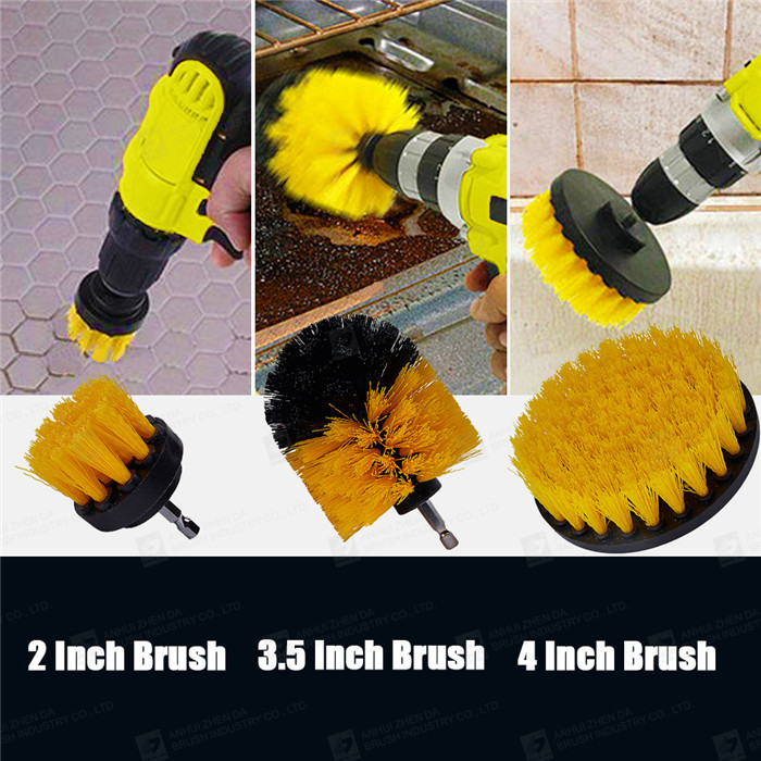 20 Pcs Scrubber Drill Brush Set Polishing Pad Car Cleaning Brushes