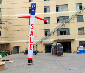 Factory production single leg dance star inflatable model, double dance star air model dancer, Christmas opening inflata