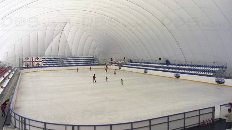 Round Circus Shape Inflatable Air Structure Building For Temportary Exhibition