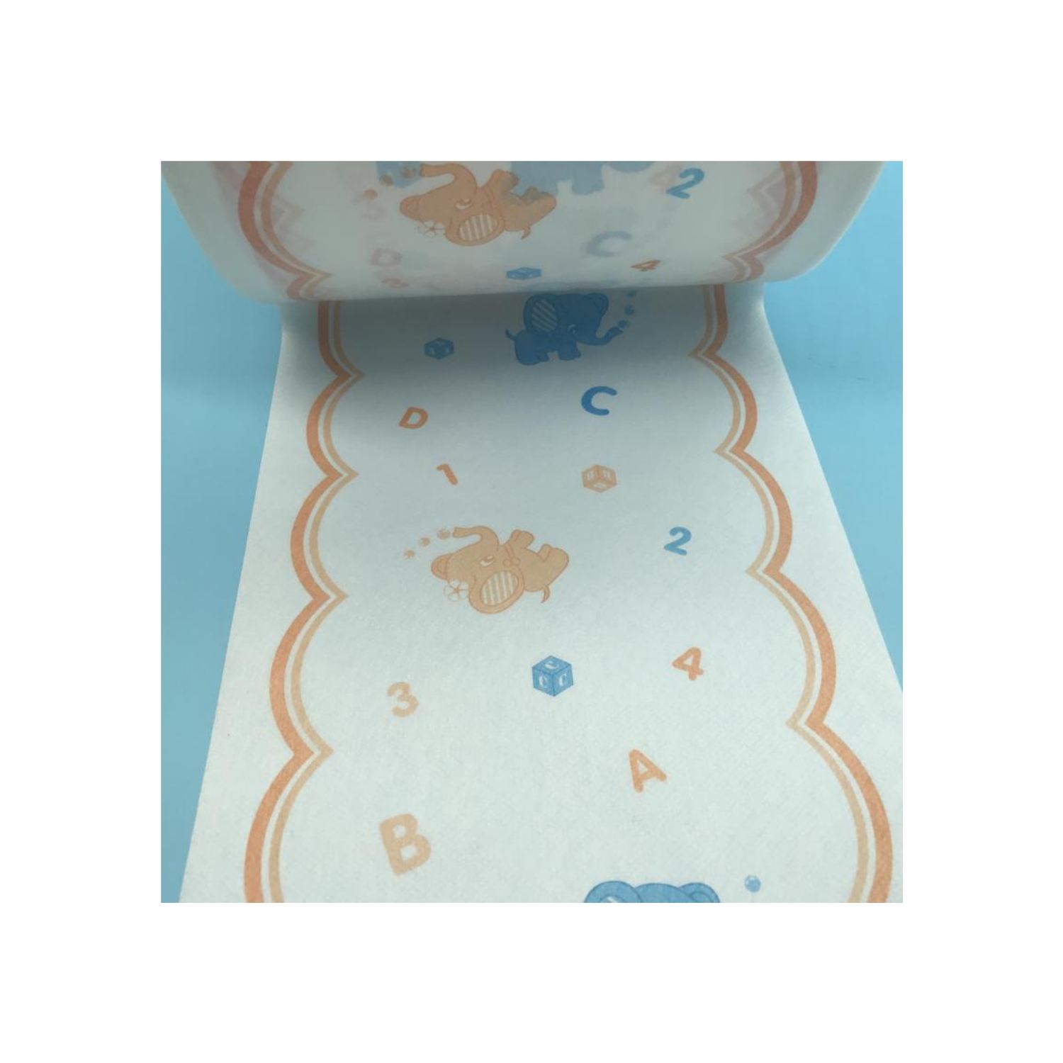 Safe Diaper Raw Materials Perforated PE Film For Sanitary Napkins