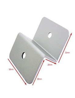 French Cleat Hanger 18 Inch Z Clip Wall Mounting Brackets for Whiteboard or Headboard