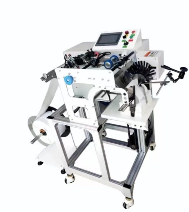 Automatic Printing Label Folding Machine For Wire Material Customized 320mm