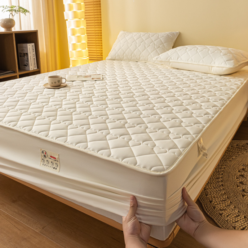 Waterproof Soft Zipper Mattress Cover Quilted Jacquard Water Proof Mattress Protector