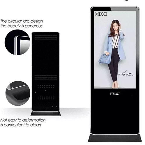 55" Interactive Digital Signage Kiosk TFT for shopping mall ads