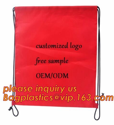 Outdoor Use 210D Sample Shoe Polyester Drawstring Bag,fashionable pattern printing polyester foldable shopping bag PACK