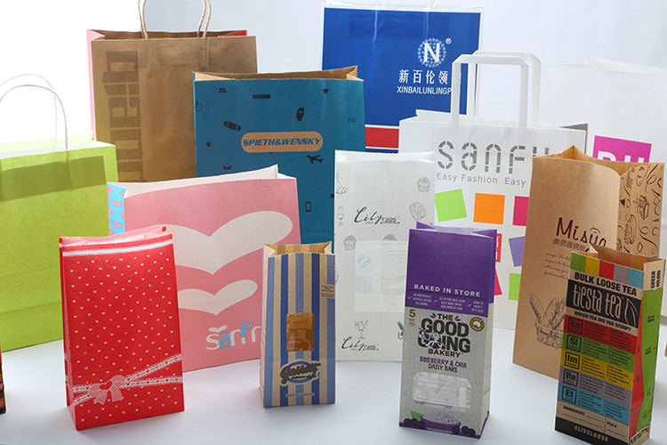 Fully Auto Takeaway Food Paper Bag Manufacturing Machine 430mm Length