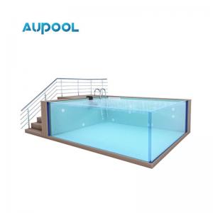 Buy cheap Rise Interior Fiberglass Portable Spa and Swimming Pool with Polymer Material Panels product