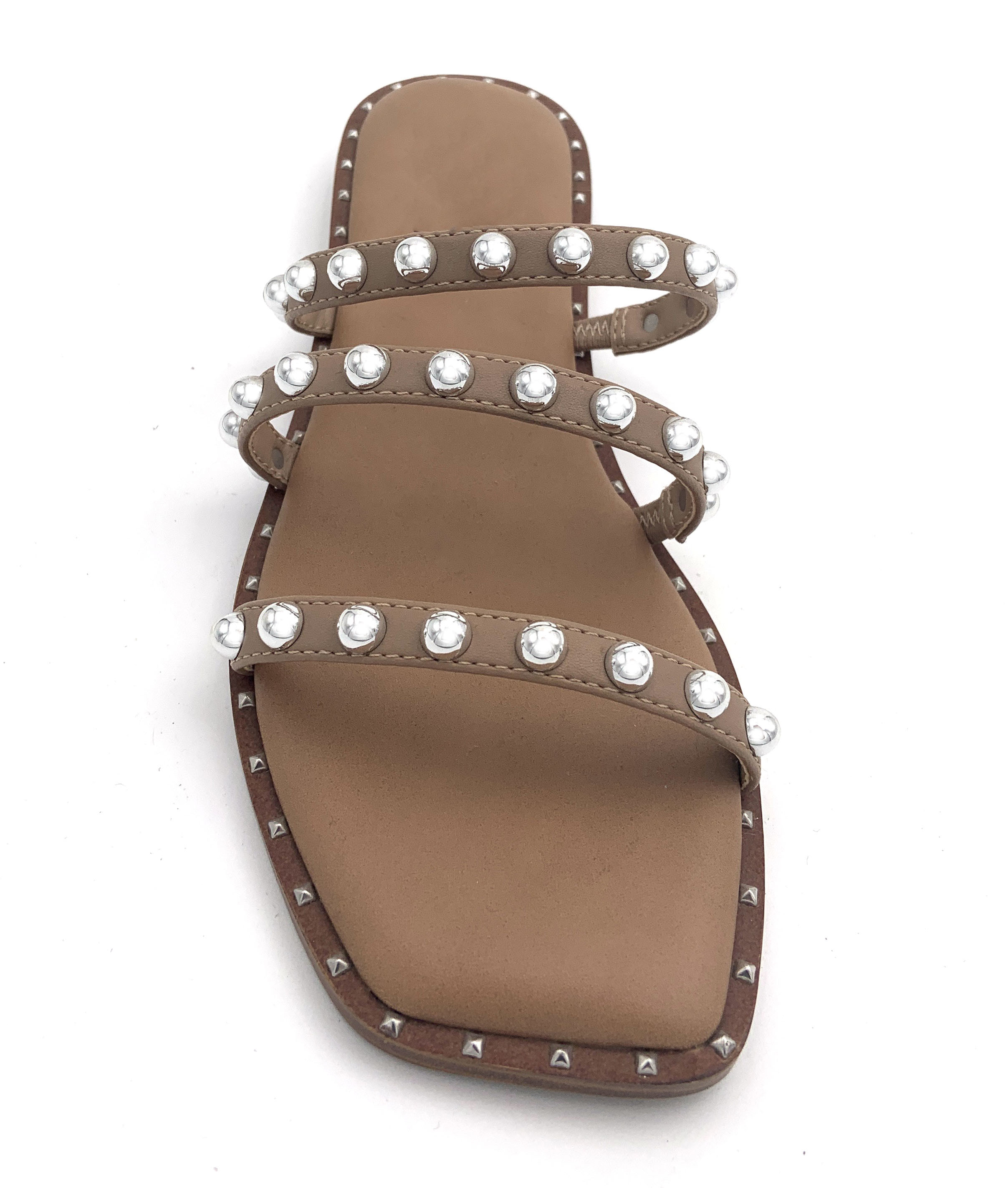 Comfortable Stylish Womens Flat Sandals With Leather Upper Material
