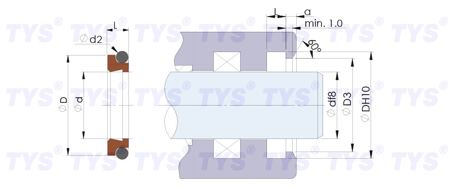 ODM Rotary Dust Hydraulic Wiper Seal