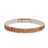 Buy cheap Horse hair Leather Bracelet With Magnetic Closure Animal print from wholesalers