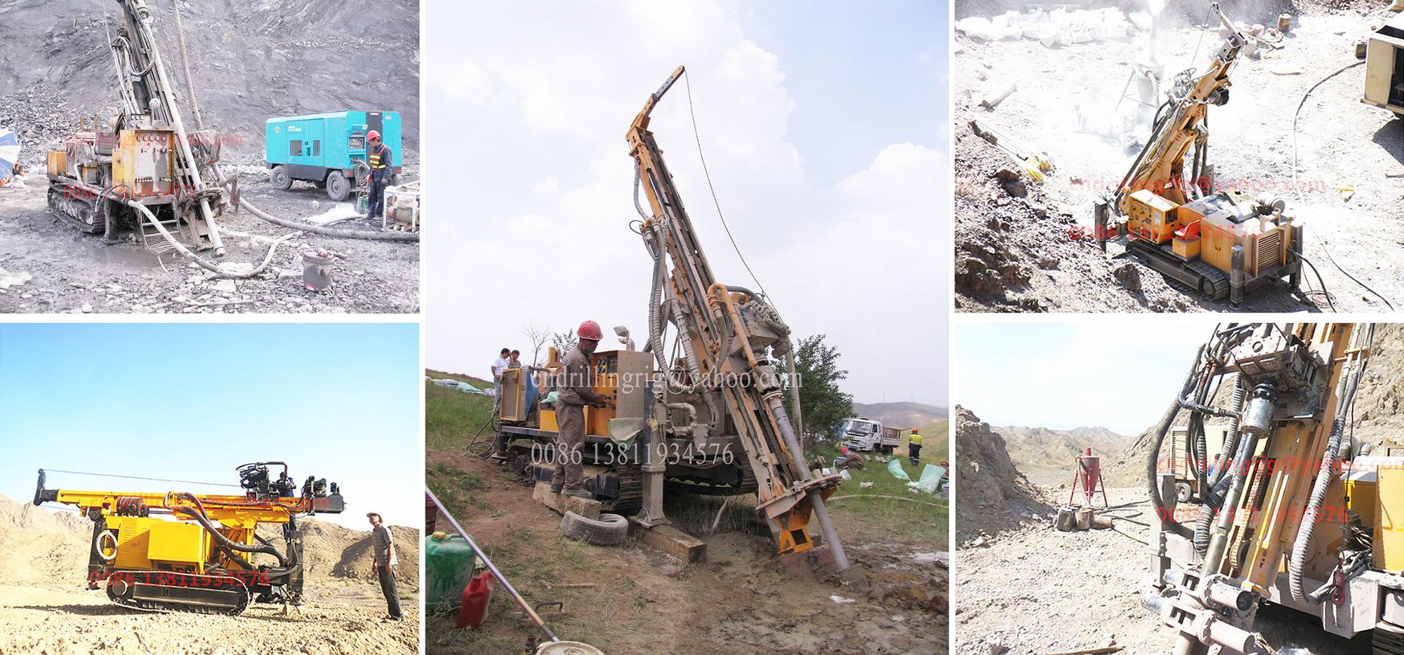 Hydraulic DTH crawler type reverse circulation RC drilling rig